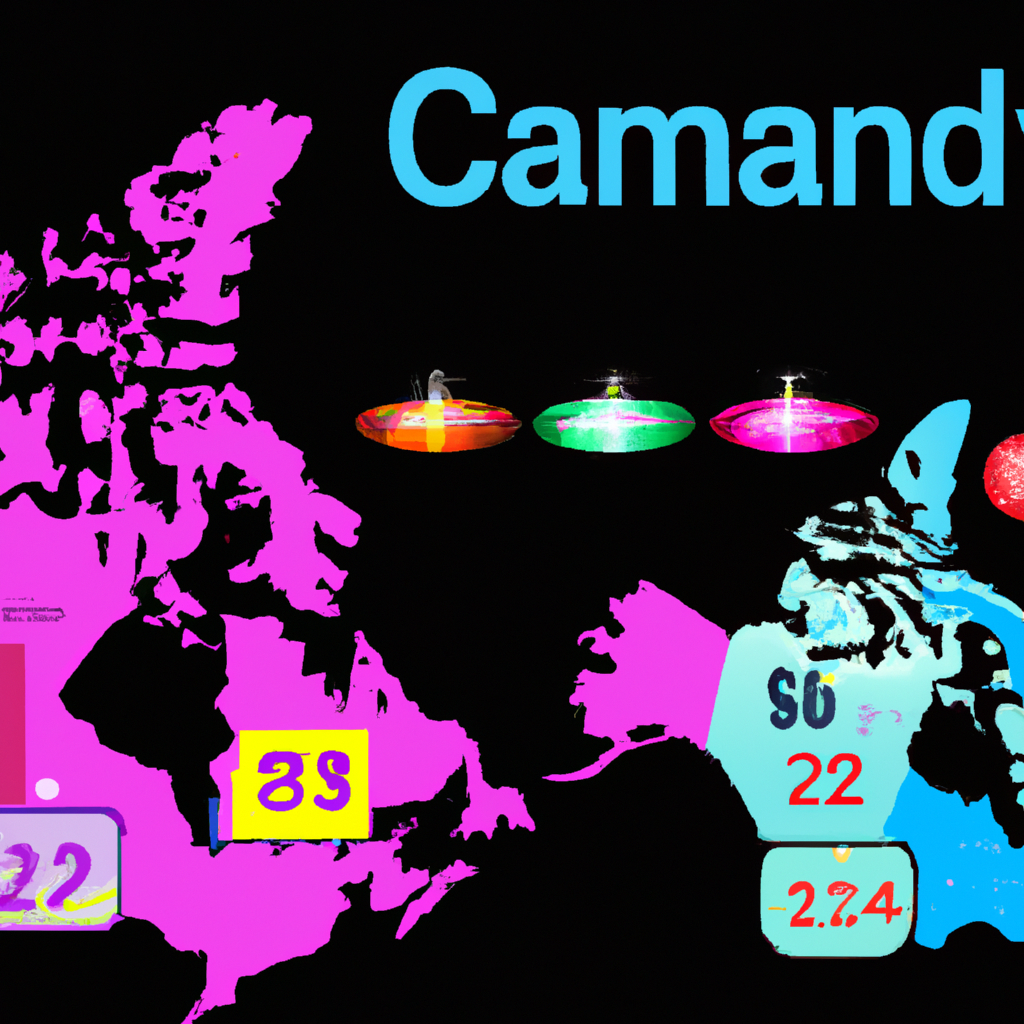 Canadian time zones map highlighting Pacific, Mountain, Central, Eastern, Atlantic, and Newfoundland regions